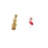 Bird Figurine Animal Sculpture Decorative Table Centerpiece Flamingo Garden Stake Ornament for