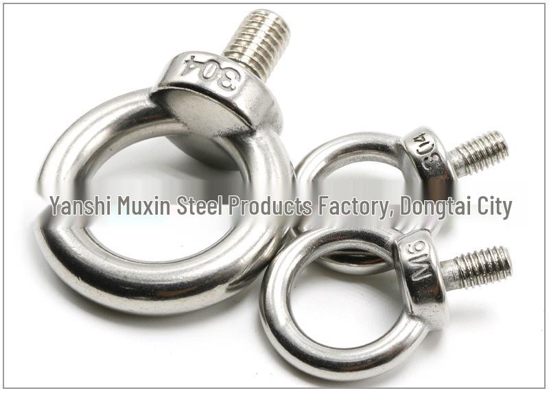 Stainless Steel 304 Lifting Eye Bolt, M6-M24