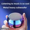 Wireless Bluetooth Speaker Portable Small Steel Subwoofer Outdoor Mini Bluetooth Small Speaker