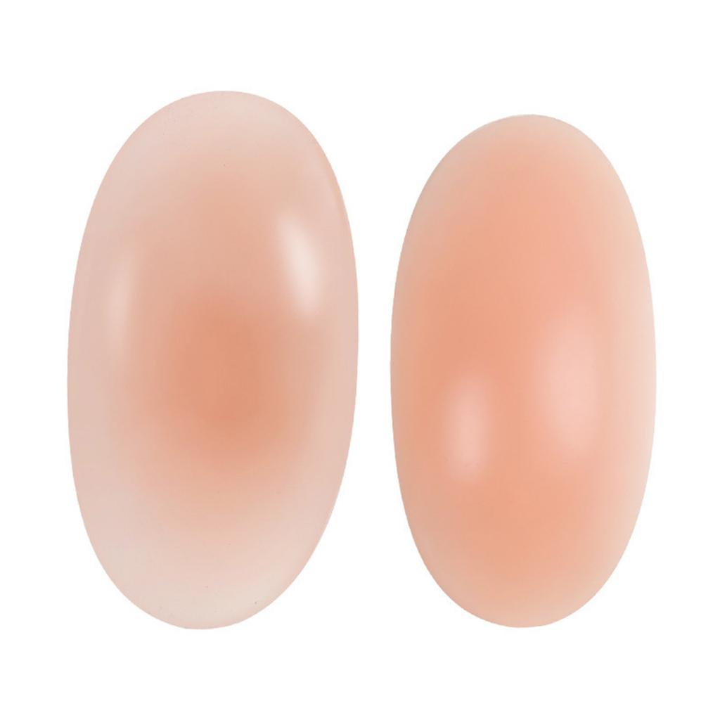 FINETOO  Ladies Clothing Silicone Shoulder Pads Non-slip Shoulders Invisible Breathable Reusable 1 Pairs Transparent And Skin Tone