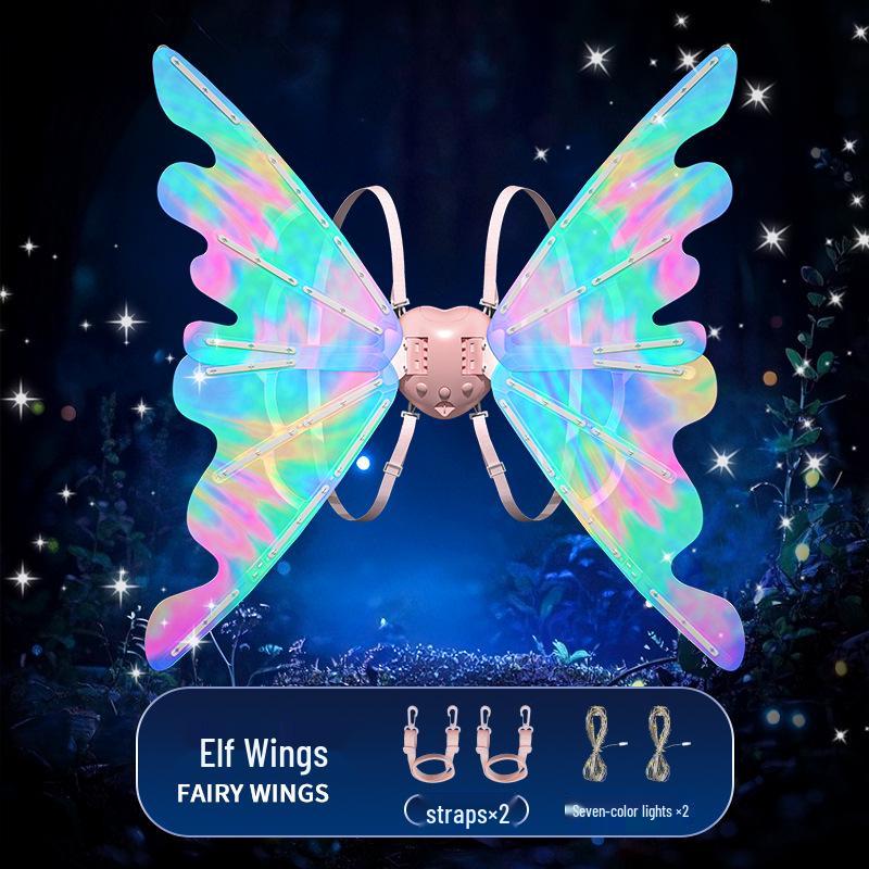 Electric Devil Butterfly Wings: New Elf Fairy Wings with Light and Music