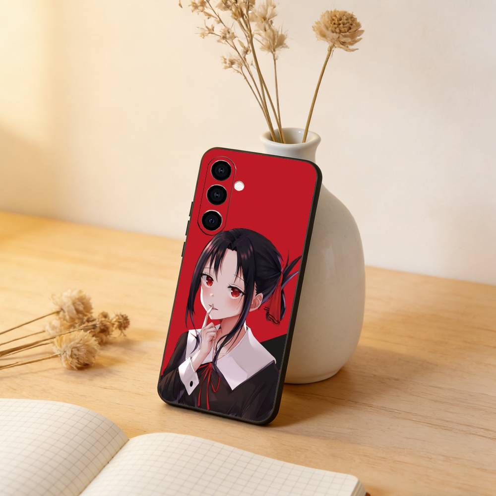 Kaguya sama Love is War Phone Case For Samsung Galaxy A73,A72,A71,A70,A53,A52,A51,Others Soft Black Cover