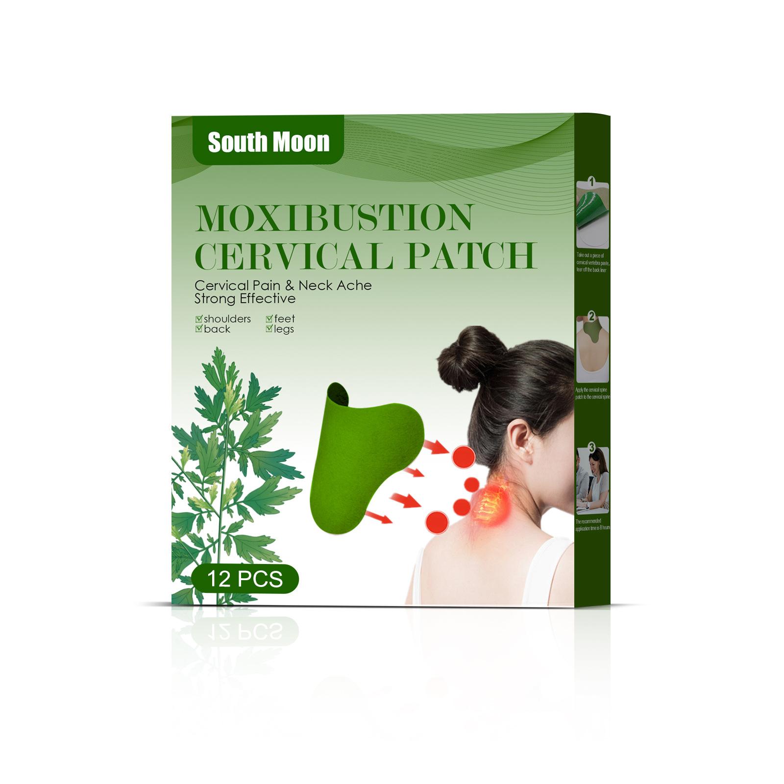 

Горячий компресс South Moon Fuguibao, согревающий пластырь для шейного отдела позвоночника, согревающий пластырь с полынью и моксотерапия для шейного отдела позвоночника 12pcs