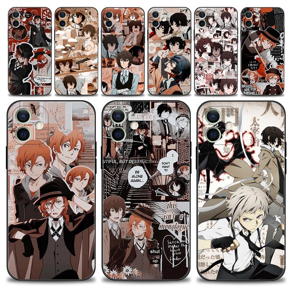 

Чехол для телефона с аниме Bungo Stray Dog для iPhone 14 13 12 11 Pro Max XS Max XR X 7 8 Plus 12 Mini 6S, силиконовый чехол