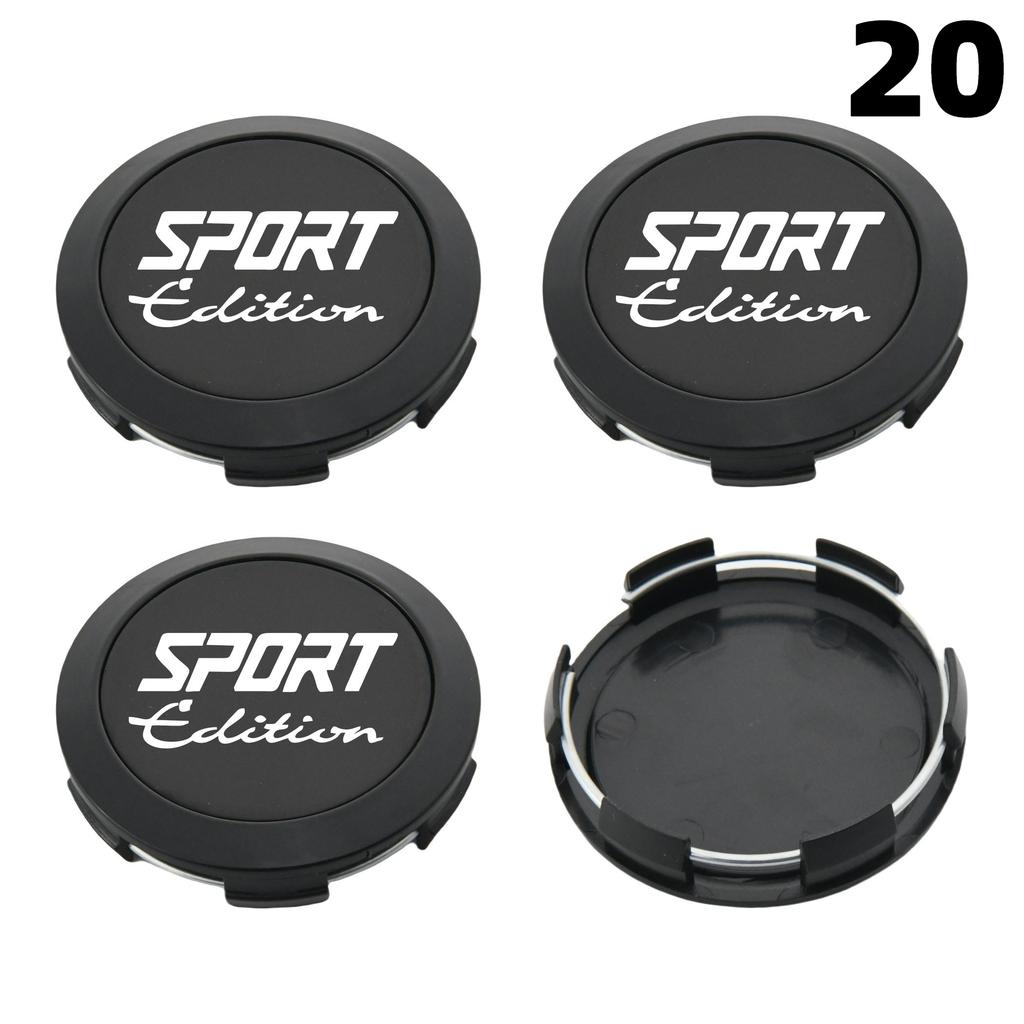 1Set/4PCS 64MM OD / 62MM ID Cap For Rims RACING SPORT Logo Wheel Center Cap Sport Car Wheel Cover Hub Caps