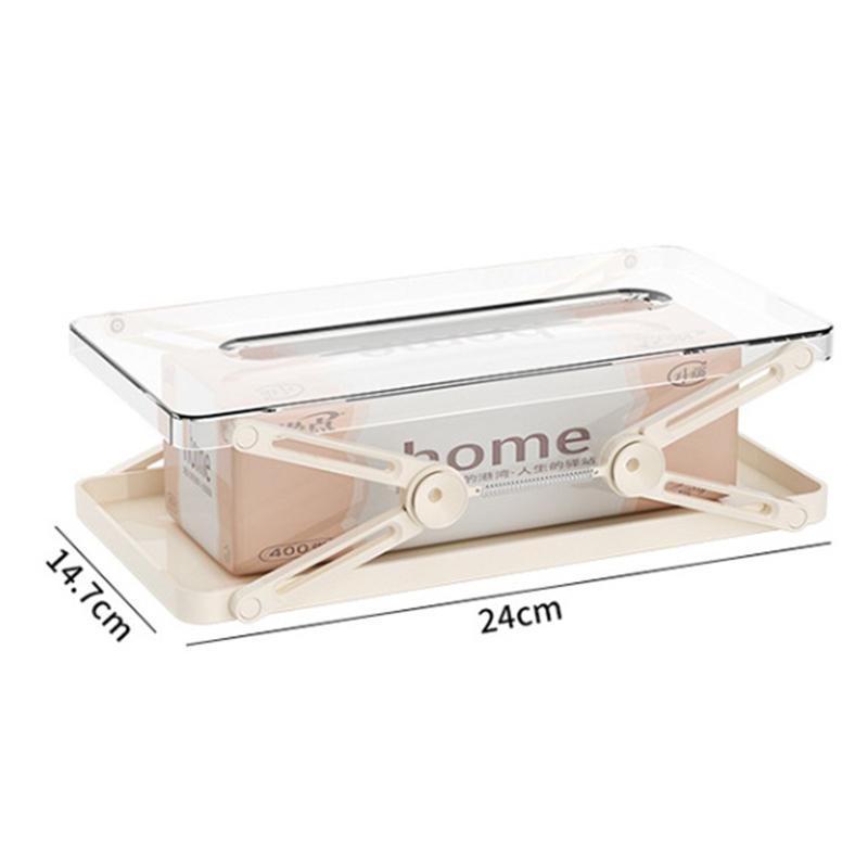 Light Luxury Liftable Paper Storage Box Creative Spring Paper Box Living Room Bedroom Restaurant Household Tissue Box