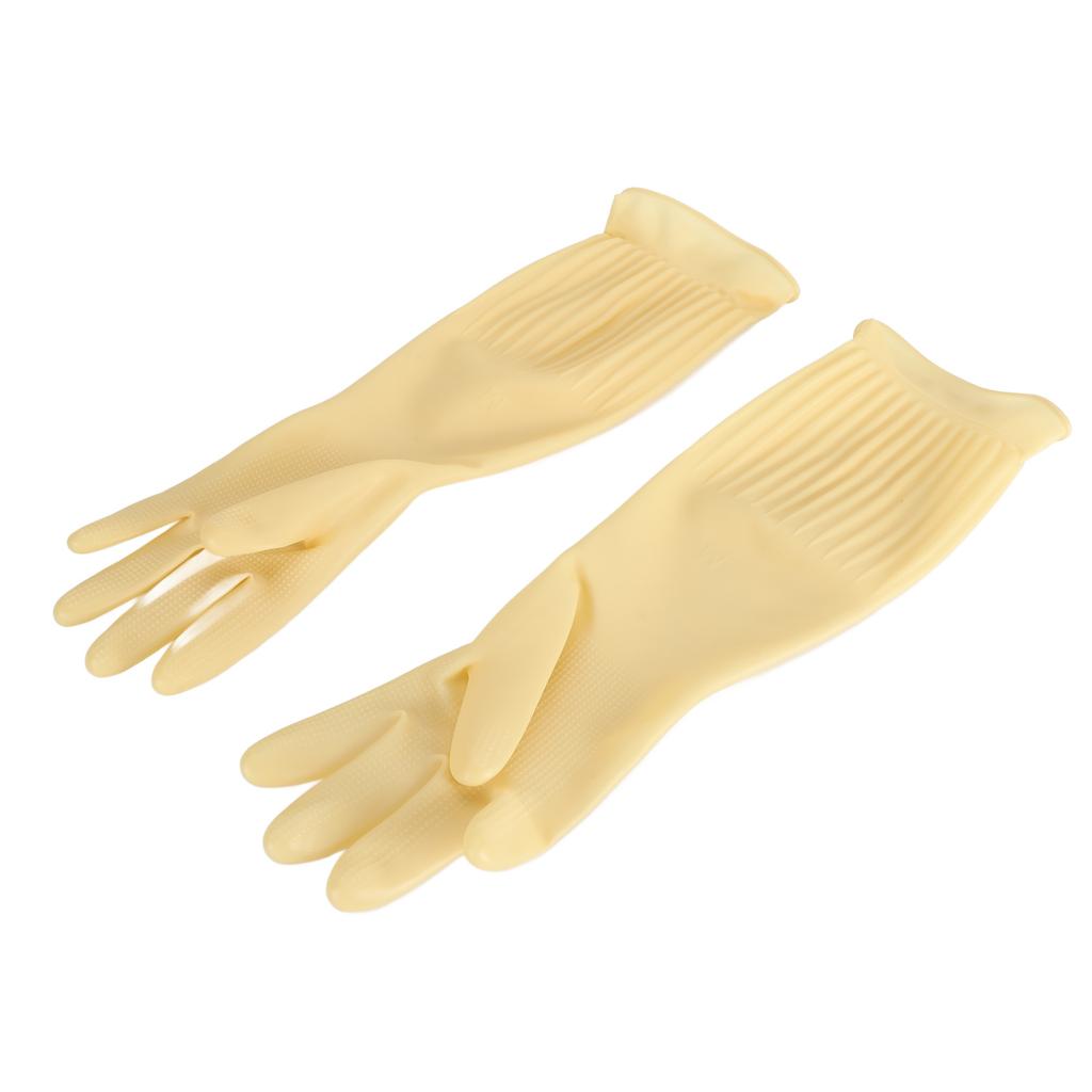 Reusable Rubber Glove Waterproof 45cm Long Household Cleaning Glove for Kitchen Dishwashing Laundry