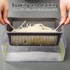 Vegetable Chopper Stainless Steel Mandoline Slicer for Julienne Dicing Multifunctional Meal Preparation Tool
