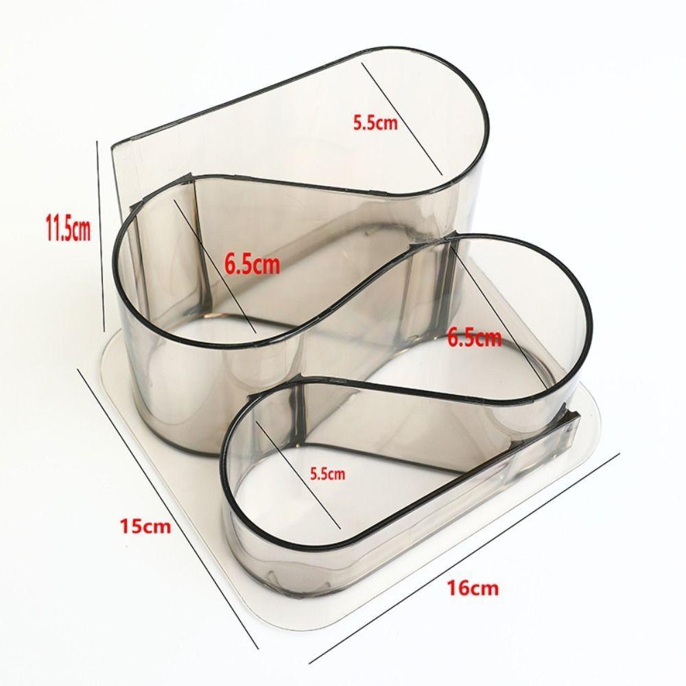 Multifunctional Desktop Cosmetic Storage Box Large Size Plastic Stationery Sorting Box Transparent Pen Holder Home Office