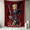 Tapiz de Pared Death Note Colgante de Pared Estético Manta de Tela Impresa Tapices Decorativos Para Dormitorio Sala de Estar Decoración del Hogar