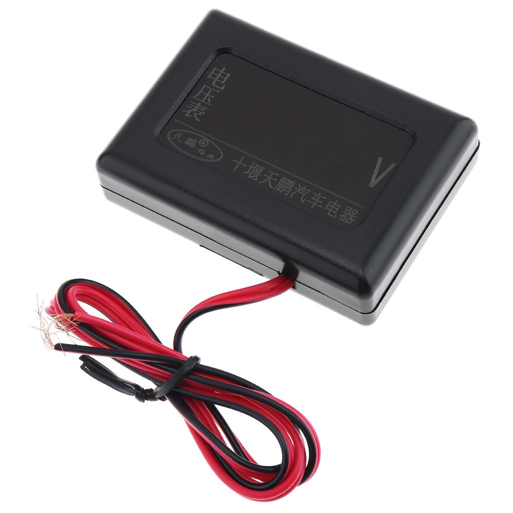 Langlebiges Universelles 12V Digitalanzeige Anti-Vibrations Auto-Voltmeter
