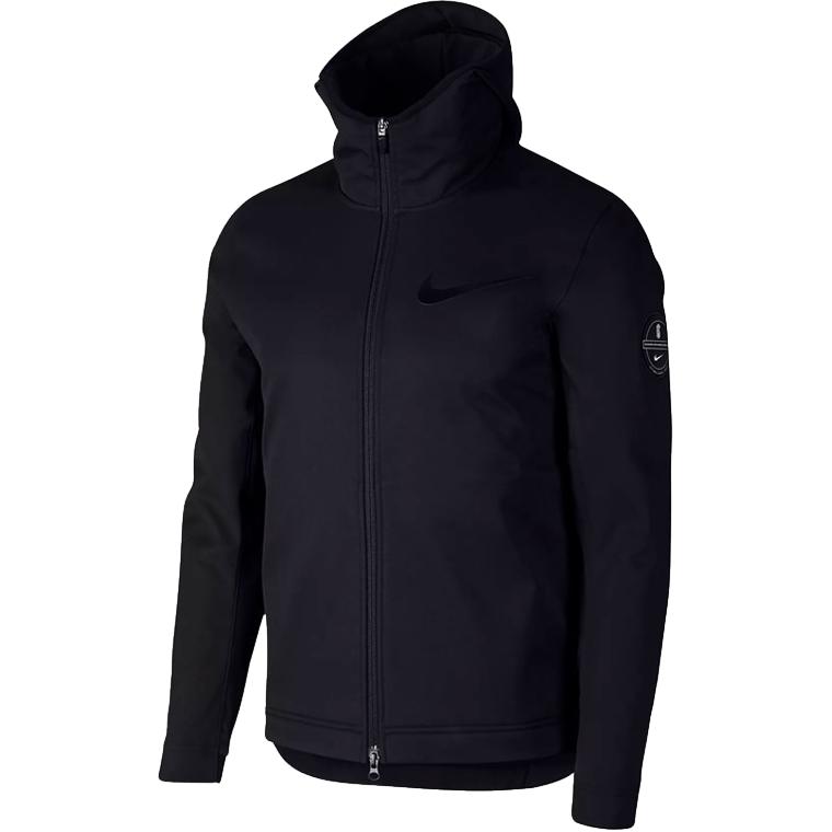 

Nike Kyrie Irving Теплая Ветрозащитная Водонепроницаемая Куртка с Капюшоном Мужские Куртки Черный AH5667-010 S