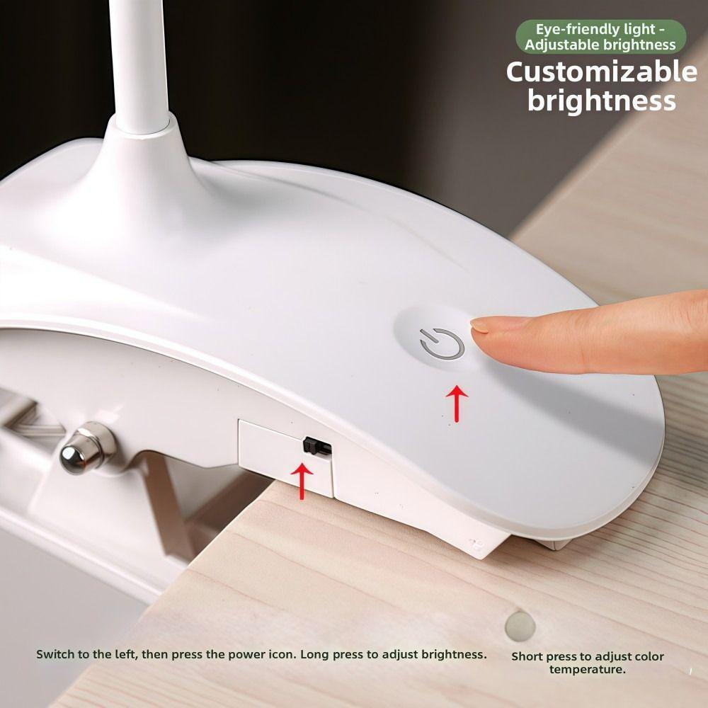 with Clip LED Reading Light USB Rechargeable Book Lights Night Bed Lamp  For Night Lighting