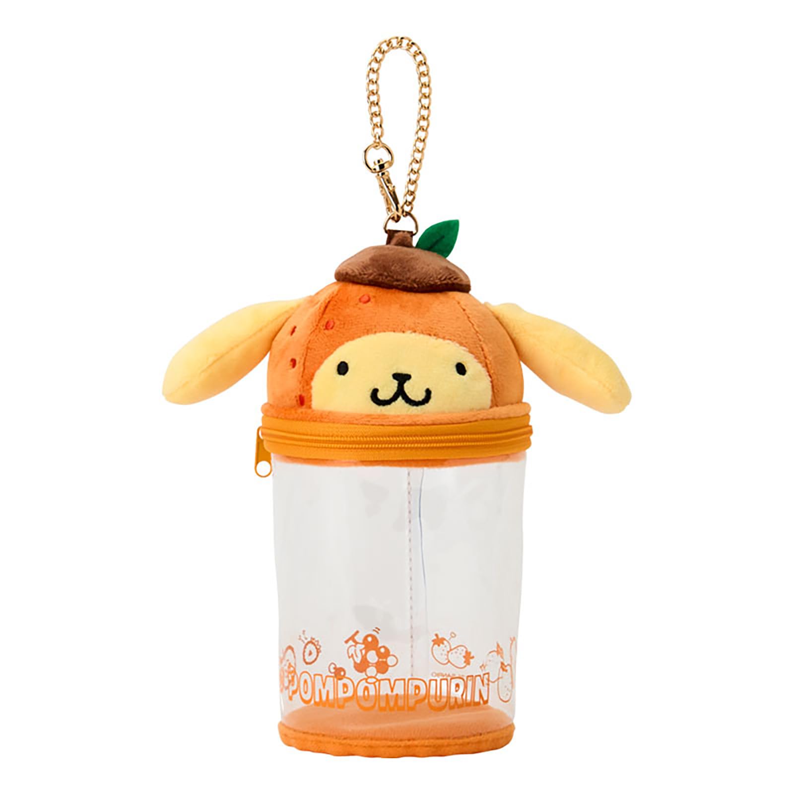 Виниловый брелок-косметичка Sanrio Pompompurin для детей от 3 лет (Фруктовый дизайн) (598879)