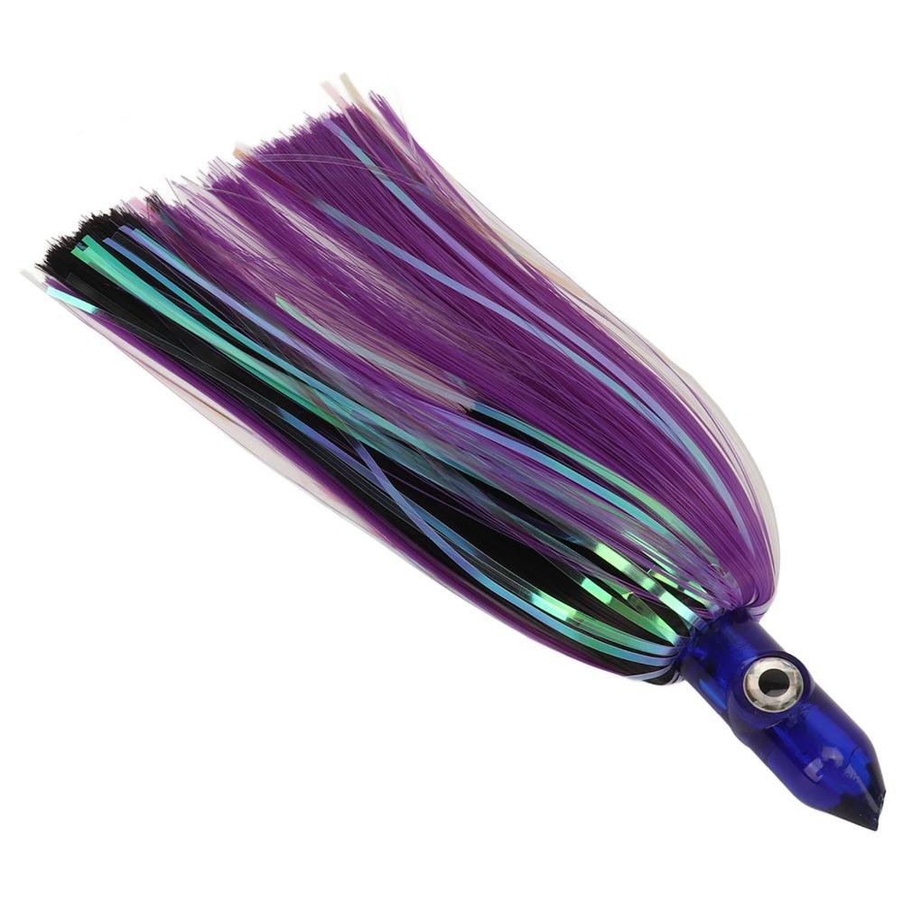 with 3D Eyes Octopus Skirts Fishing Lure 9inch Simulation Squid Lure  Saltwater Fishing