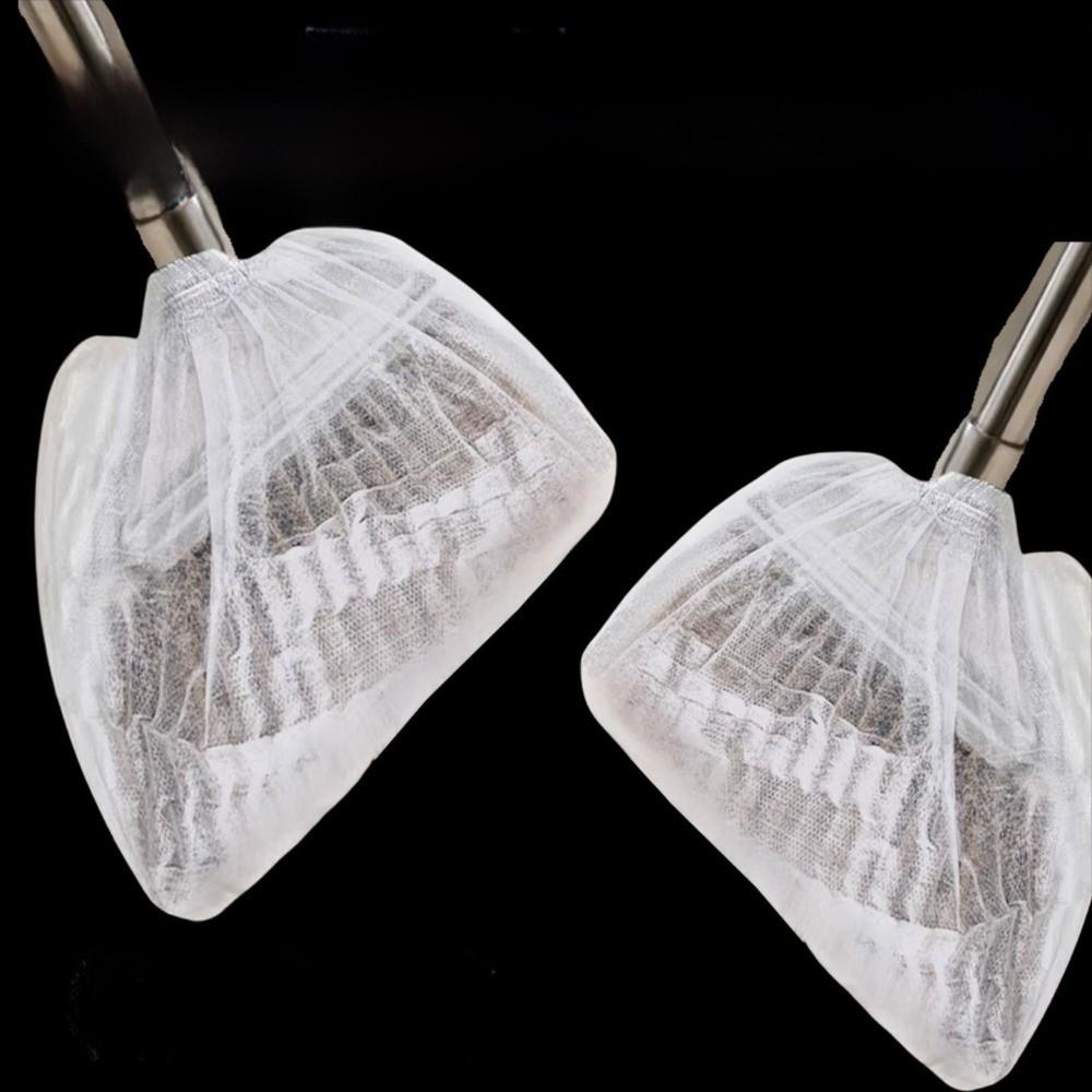 100pcs Disposable Broom Cover Non-woven Fabric Electrostatic Cleaning Cover Dust Adsorption Portable Hair Absorbent Cover