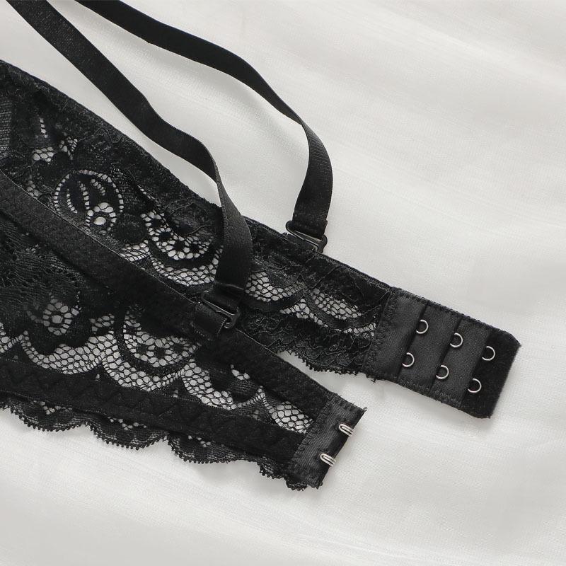 Lizhi French Lace Bra & Panty Set: Seductive, Sexy, Breathable, Adjustable Underwear.