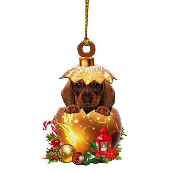 Juletre Valpeanheng med snor Gylneegg Design Akryl Juleoppheng Julegave Nyttår Festrekvisita