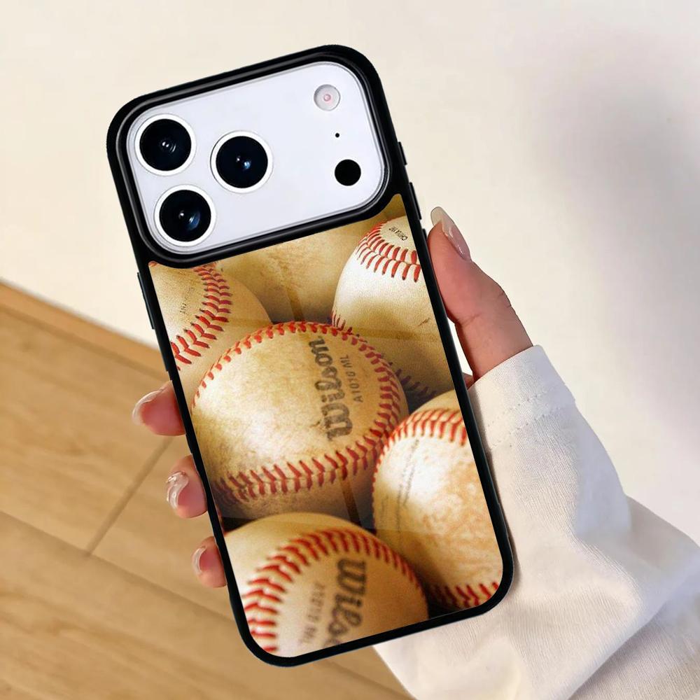 Custodia per Telefono con Citazione Cristiana Softball Baseball Per Apple iPhone 17 air 16 Pro Max 15 Pro Max 14 13 12 11 Mini Cover Posteriore