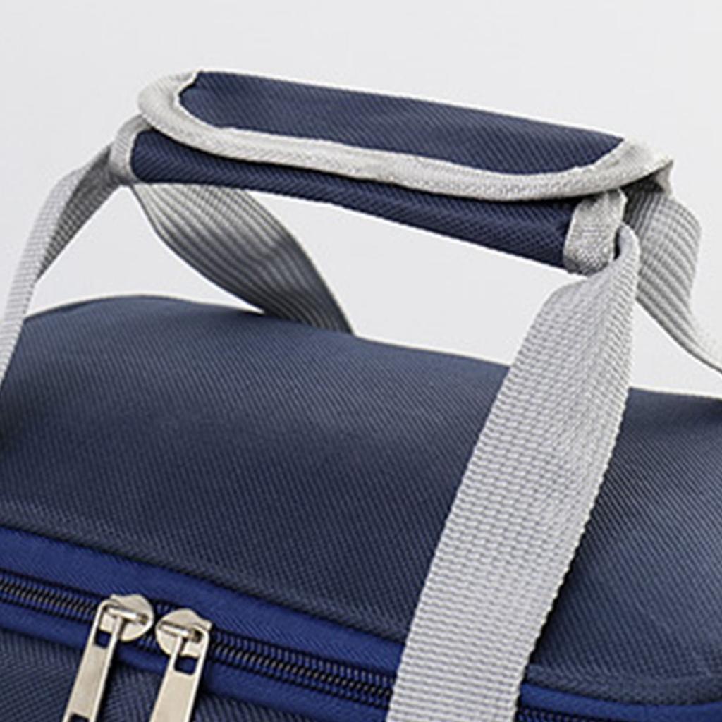 Reusable Insulated Thicked Lunch Bag Oxford Cloth Waterproof Lunch Bag for Primary School Students