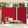 Vidaxl Aufrollbare Seitenmarkise, Rot, 200 X 600 Cm