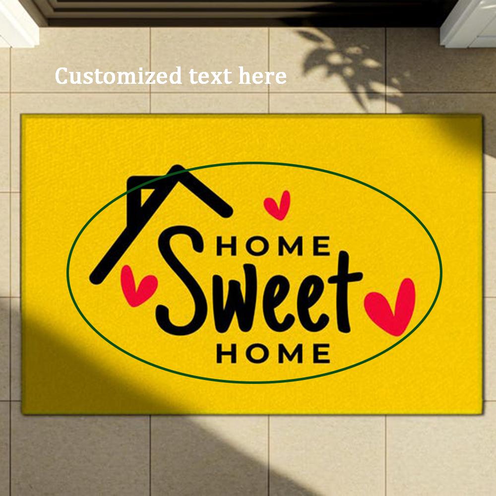 Home Sweet Home Deurmat Binnen Buiten Deurmat Schattig Welkom Kleed Voordeur Decor Huiswarming Cadeau Antislip Mat Kleuren 40x60cm
