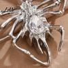 Rhinestone Spider Brooch for Men Women, Shape Alloy Lapel Non-fading Pin Pin, Sweater Cardigan Coat Clothing Accessories, Halloween Costume