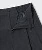 Musinsa Standard 14W Corduroy One-Pleat Wide Elastic Pants [Iron Gray]