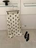 Women's Petite A-line High-Waisted Polka Dot Skirt - Spring/Summer Collection