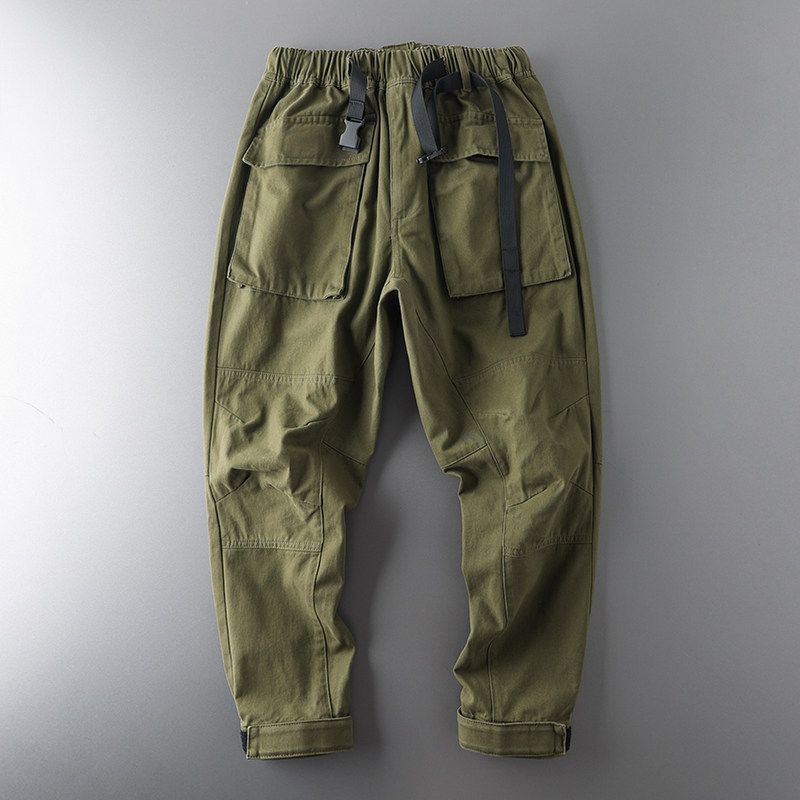 Heavy Casual Foreign Trade Export Mountain Functional Overalls Green S