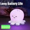 Night Light Cute Animals Panda Rabbit Whales Silicone Lamp Rechargeable Bedside Sleep Warm Soft Light For Kids Birthday Gift