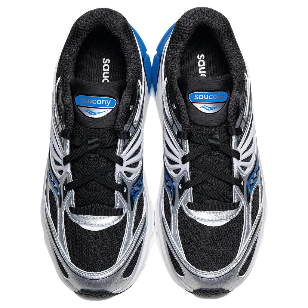 SAUCONY Guard 2K Comfortable Fashion Slip Resistant Durable Low Top Lifestyle Casual Shoes Unisex Casual Shoes Silver Black S28237-8