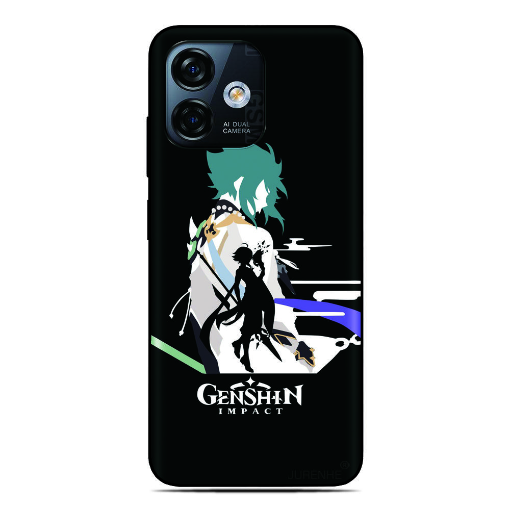 Anime Genshin Impact Phone Case For ZTE Blade A76 A75 A73 A72 A71 A56 A55 A54 V80 Pro A35 Core A36 A51 Lite A34 A31 Plus Cover
