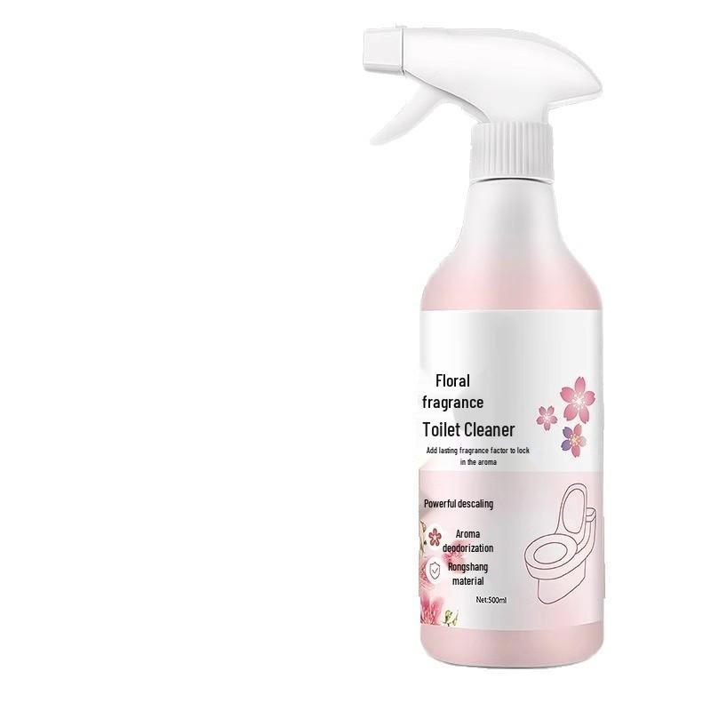 Blumenduft WC- und Fliesenreiniger: Starkes Deodorant, Urinsteinentferner, Frischer Badezimmerduft.