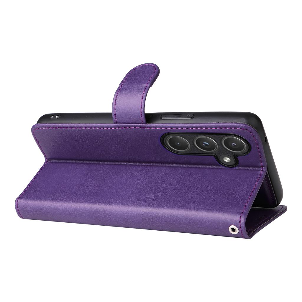 For Samsung Galaxy A55 5G Case 2 In 1 Detachable Magnetic Leather Wallet Mobile Cover with Strap