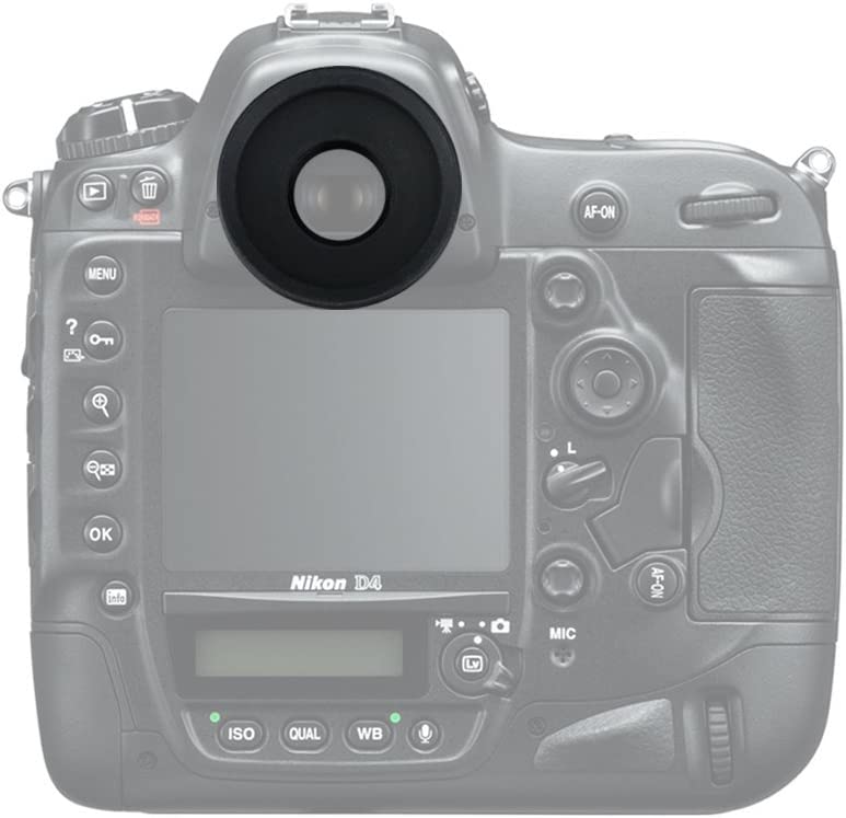 JJC Camera Extended Compatible with and Compatible Viewfinder Protector Set Eyecup, Eyepiece, D850, D5, Df, D810A, D810, D800E, D800, D500, D4, D4S,