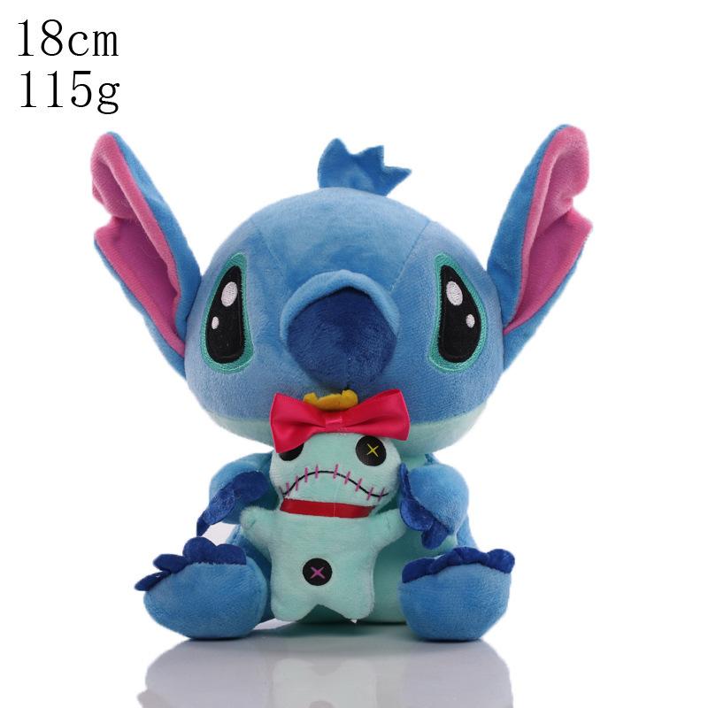 16 Stili Peluche Stitch Modello Classico Film Cartone Animato Bambola Figure Azione Bambini Bambino Ripieno Compleanno Natale Giocattoli Regalo