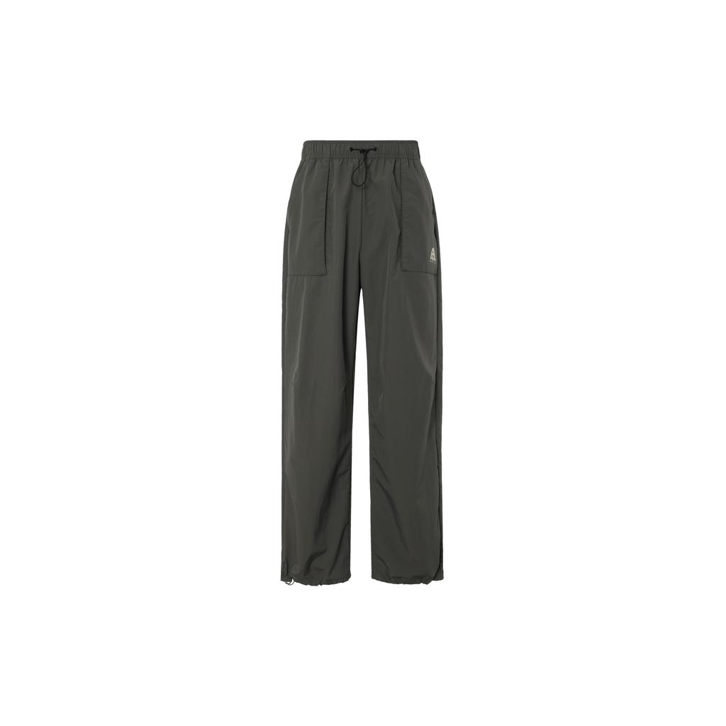 Anta Training Series Earth Shell Outdoor Soft Shell Sun Protection Loose Knit Sports Pants Women Pants Dark-Gray 962427503-4