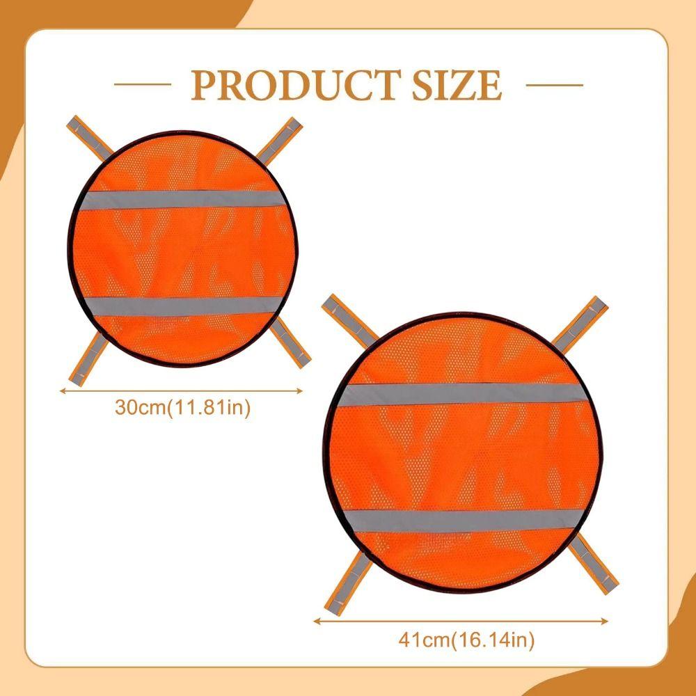 4Pcs/Set Warning Mesh Safety Panels High Visibility Reflective Safety Panel  Climbing Accessories