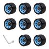 Roller Skate Wheel Light Up Wheel Quads Roller Skate Wheel Double Row Skating Skateboard Quads Skate Replacement Wheel