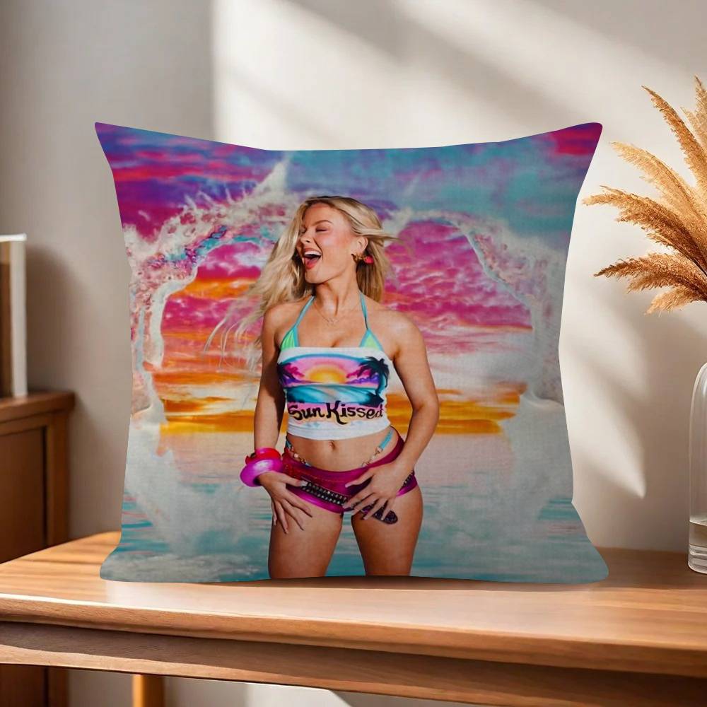 Singer Zara Larsson Midnight Sun Pillow Gift Home Office Decoration Pillow Bedroom Sofa Car Cushion CoverPillow Case