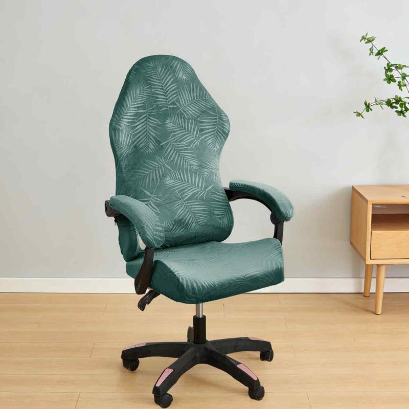 E-sports Gaming Chair Covers Stretchy Velvet Ergonomic Office Computer Game Chair Cover Home Chair SeatCover With Armrest Covers