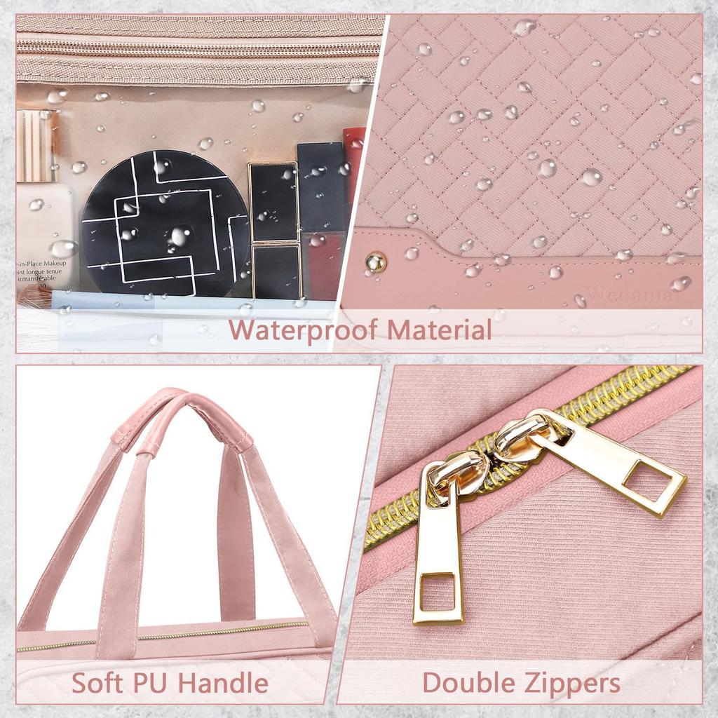 Mason Ladies Wash Bag Hanging Travel Wash Bag with Jewelry Storage Bag Large Cosmetic Bag