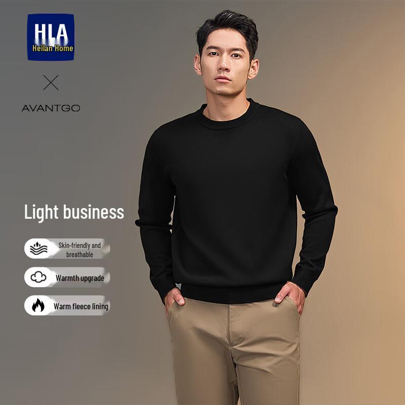 HLA Men's Classic Winter Knit Sweater