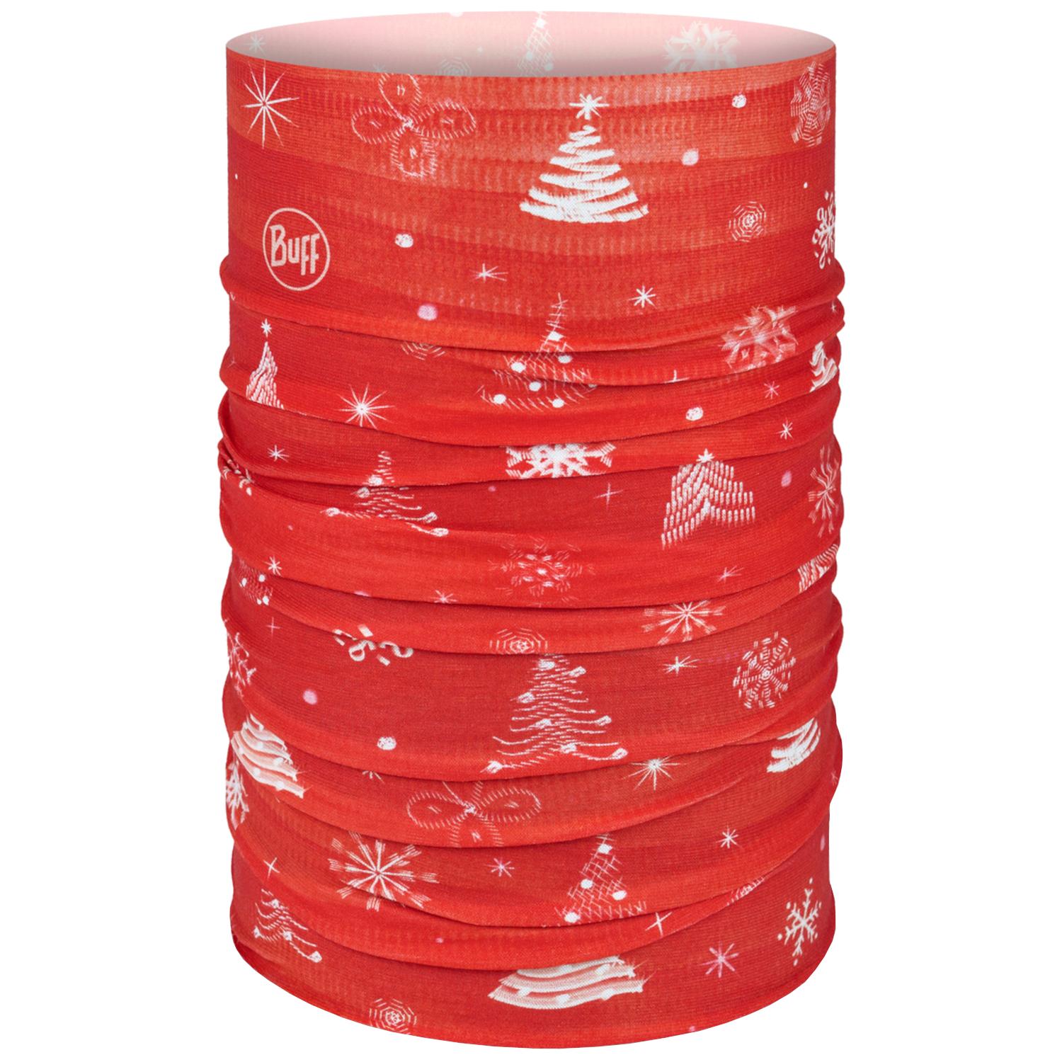 Buff Original EcoStretch Holiday Scarf 1347698171000, Unisex roter Halswärmer One size rot
