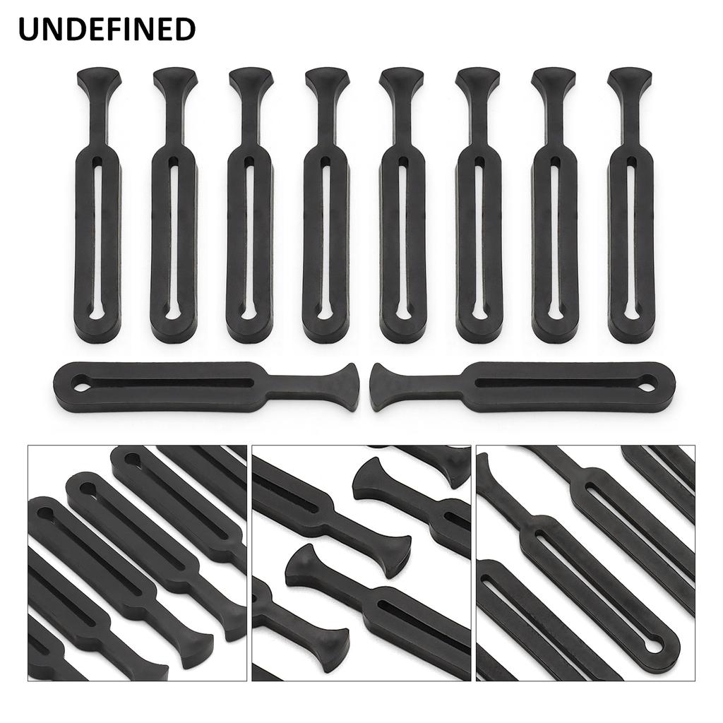 10x Feste Windschutzscheiben-Gummidichtungsringe für Polaris 5410970,5410387 Ski-Doo 572-0328-00 Yamaha 8K4-77223-00