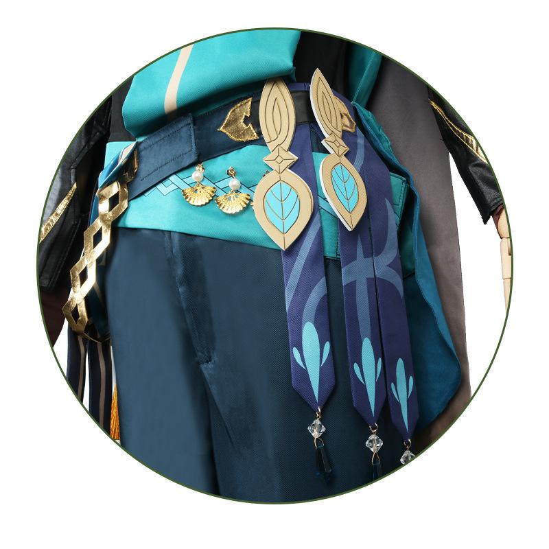 Al Haitham Cosplay Kostýmová hra AlHaitham Paruka Uniforma Halloween Alhaitham Oblečení Karnevalová role Play