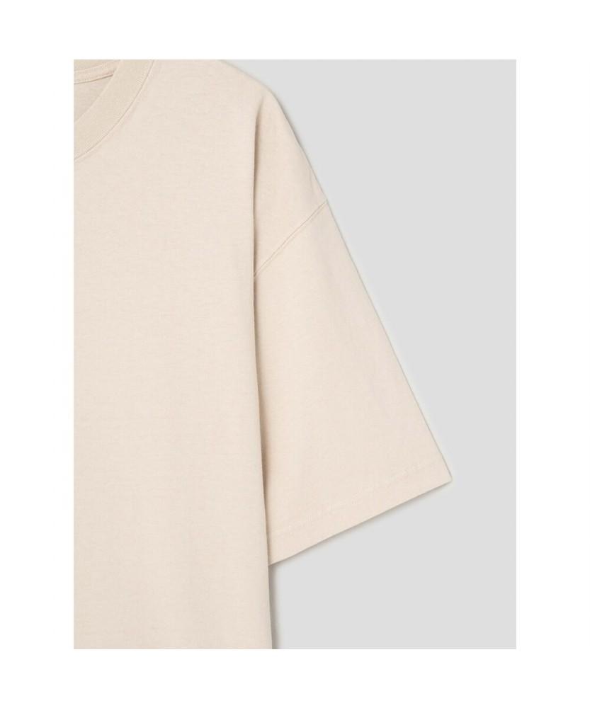 SHIFT.G Comfort Fit Round Tee Beige