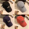 Soft Cat Embroidered Baseball Cap Adjustable Wide Brim For Women Gift Fashion