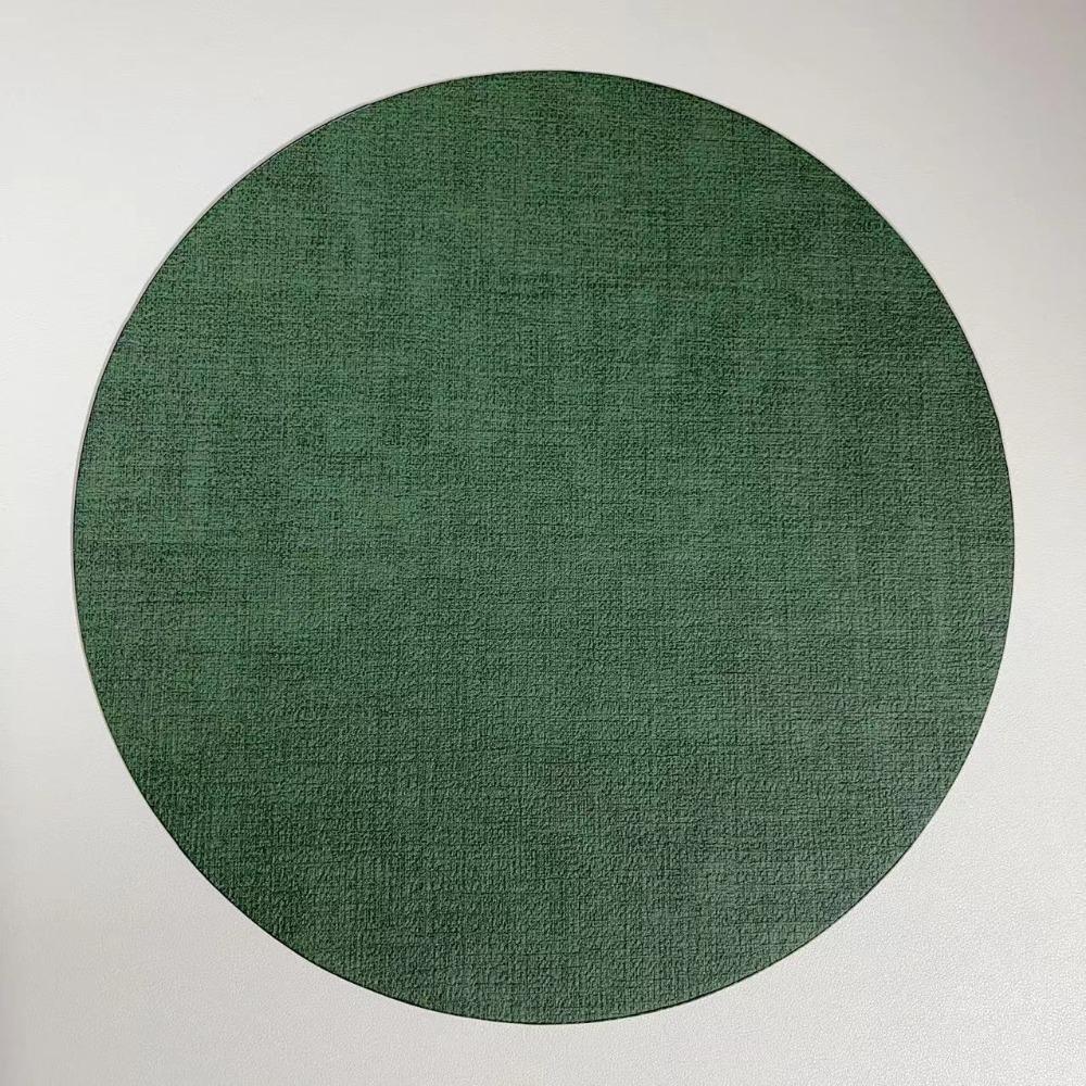 

Нескользящие обеденные салфетки из ПУ кожи, подставки, высококачественные подставки для стола, гостиница зелёный